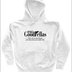 Five-Star Generals brand FSG Goodfellas hoodies.
